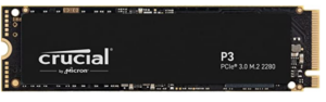  Crucial P3 500GB M.2 PCIe Gen3 NVMe SSD a su precio mas bajo