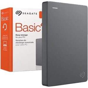 Oferta en Disco Duro Externo Seagate Basic de 5 TB, USB 3.0 Elegante Negro